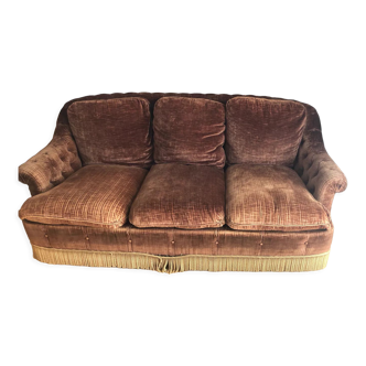 Brown vintage sofa