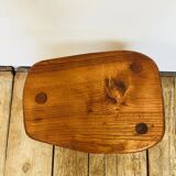Wooden tripod stool