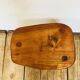 Wooden tripod stool