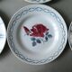 Set of 6 dinner plates Digoin Sarreguemines 40-50 years