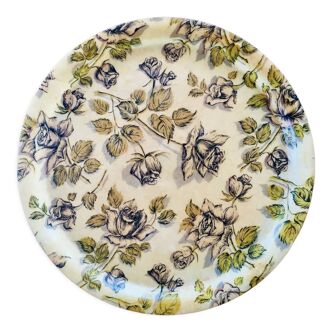 Plateau rond vintage diamètre 41 cm