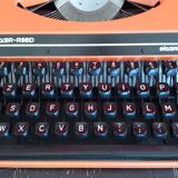 Silver Reed Silverette S orange typewriter