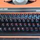 Silver Reed Silverette S orange typewriter