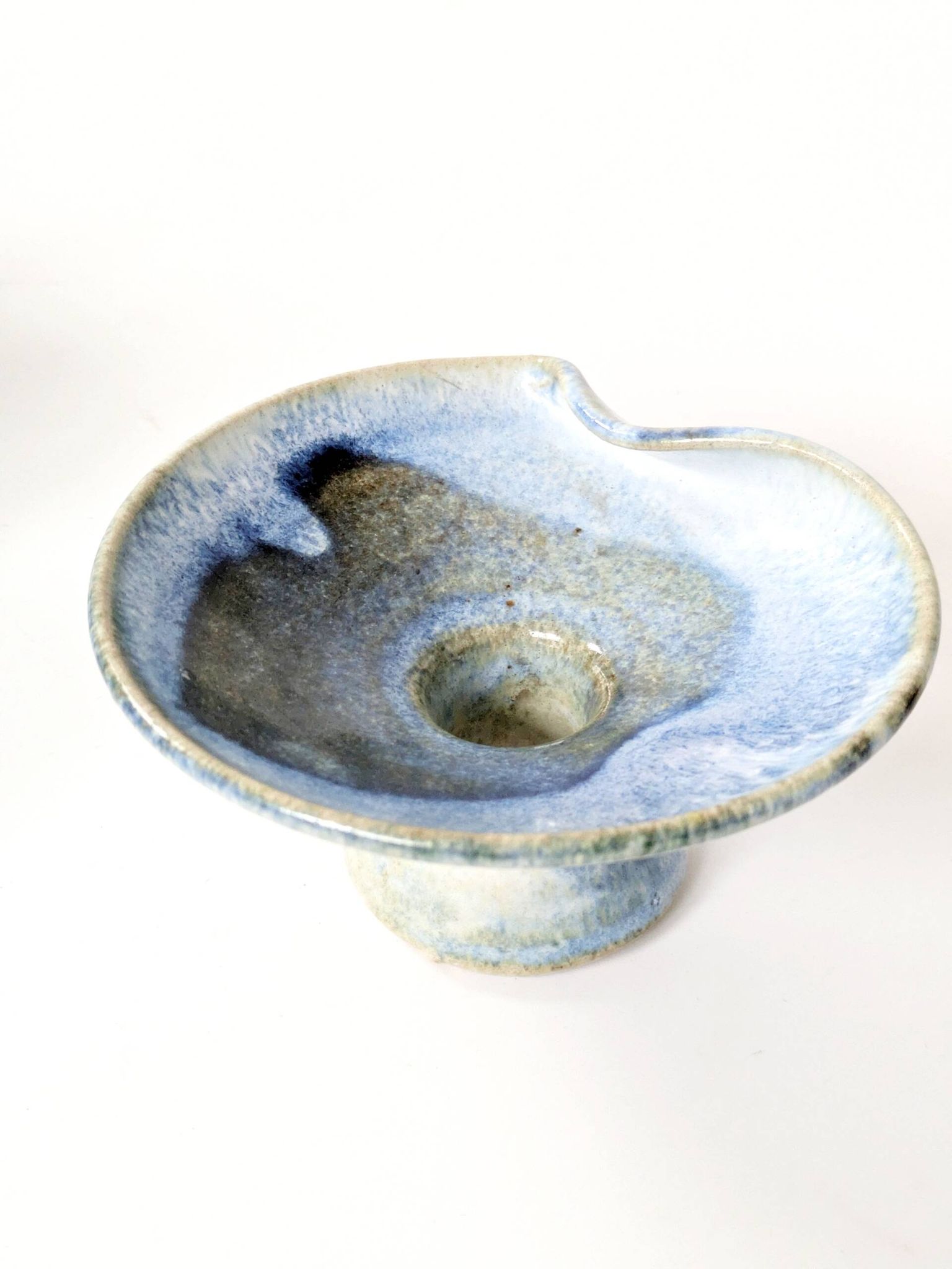 Pair of ceramic candle holders, West German, Till Sudeck, 1960s.