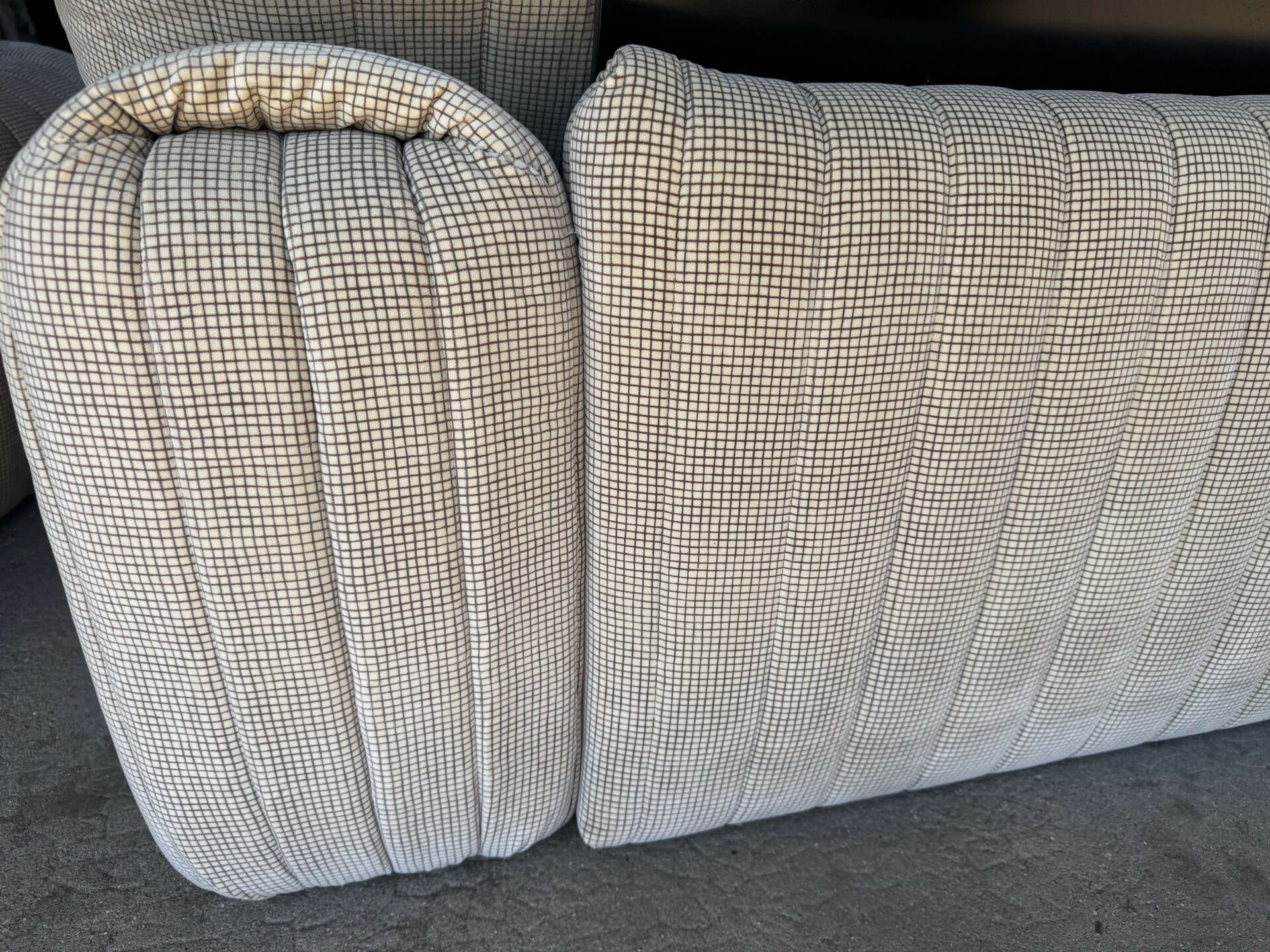Rare salon vintage Ligne Roset – Made in France – Canapé & 2 fauteuils