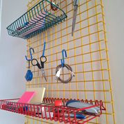 Vintage organiser, storage grid, wall cabinet