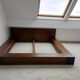Solid wood bed