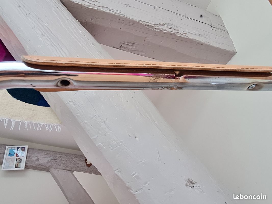 Vintage camel leather armchair