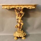 Rococo Style Console and Mirror Set