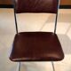 Chaise vintage vers 1970 - cuir et chrome