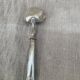 Sauce or cream spoon, silver belle epoque
