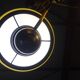 Large 3-light chandelier in glass, opaline and brass