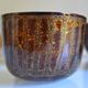 Set of 6 traditional bowls Burmese craftsmanship lacquered bamboo horsehair