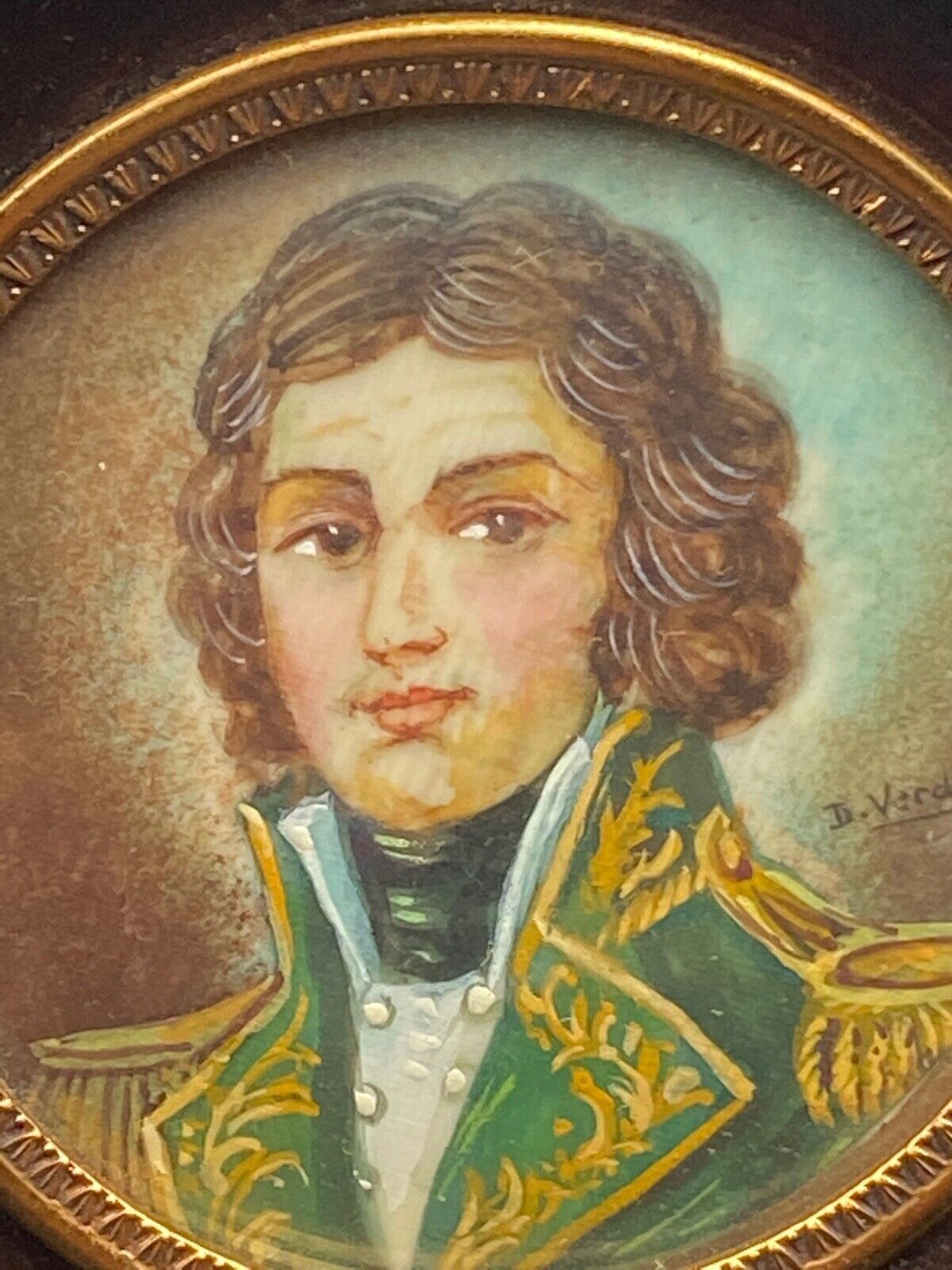 Miniature hand-painted by Verdian Verdian to identify military