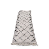 Berber corridor carpet black diamond 85x300 cm