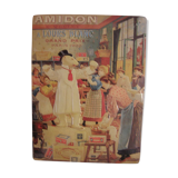 Metal advertising plate "Starch"