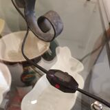 Wrought iron lamp to pose