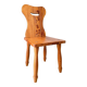 Chaise pour enfant style brutaliste