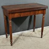 Mahogany Games Table, Louis-Philippe Period – 2nd Part of the 19th Century