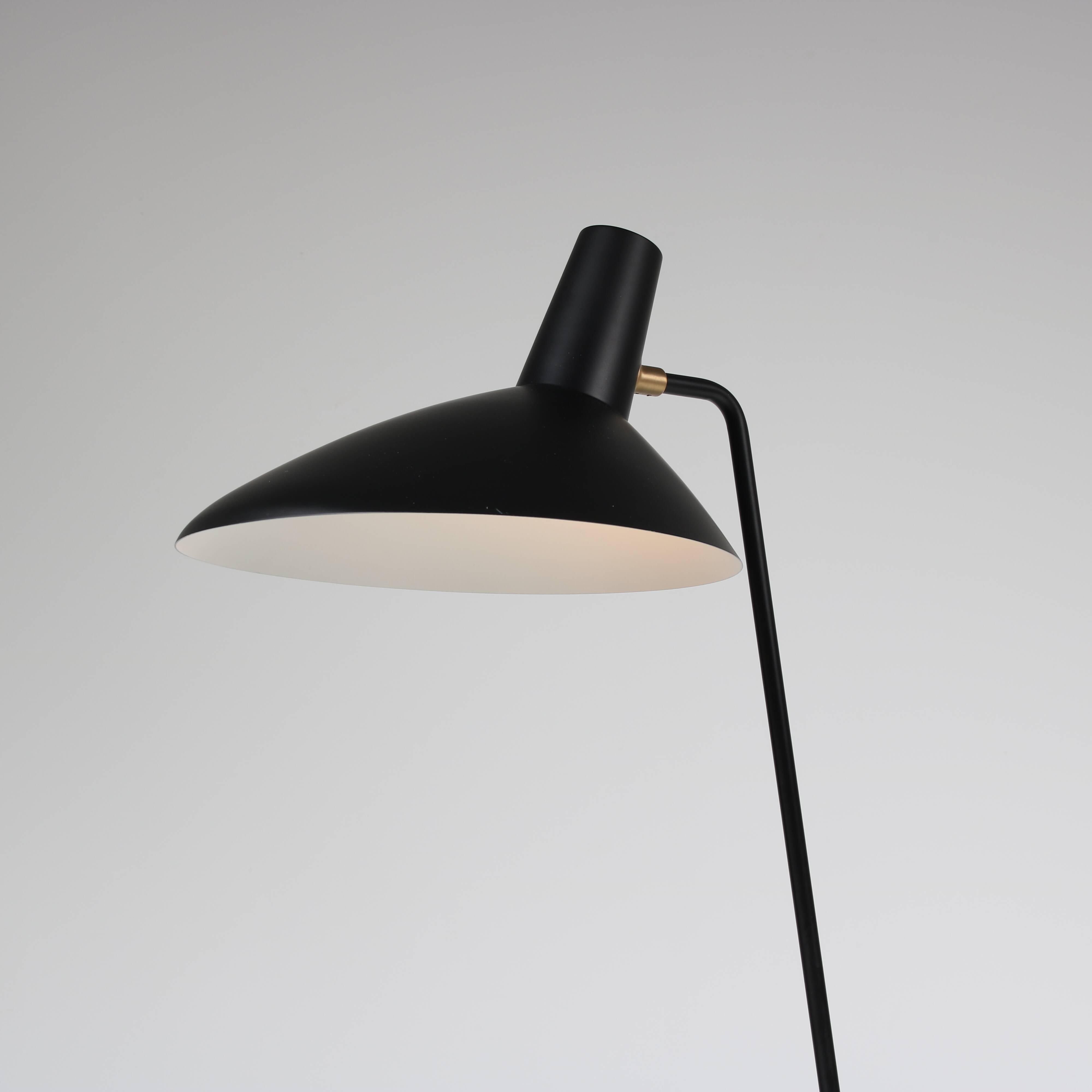 2020s edition of 1950s Floor lamp by Peter Hvidt and Olga Molgaard for & Tradition, Denmark
