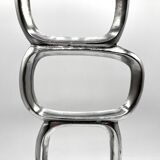 Modernist cast aluminum candle holder • 1980