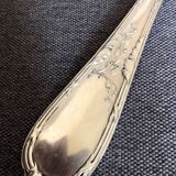 Ancienne louche en métal argenté Ercuis, style Louis XVI