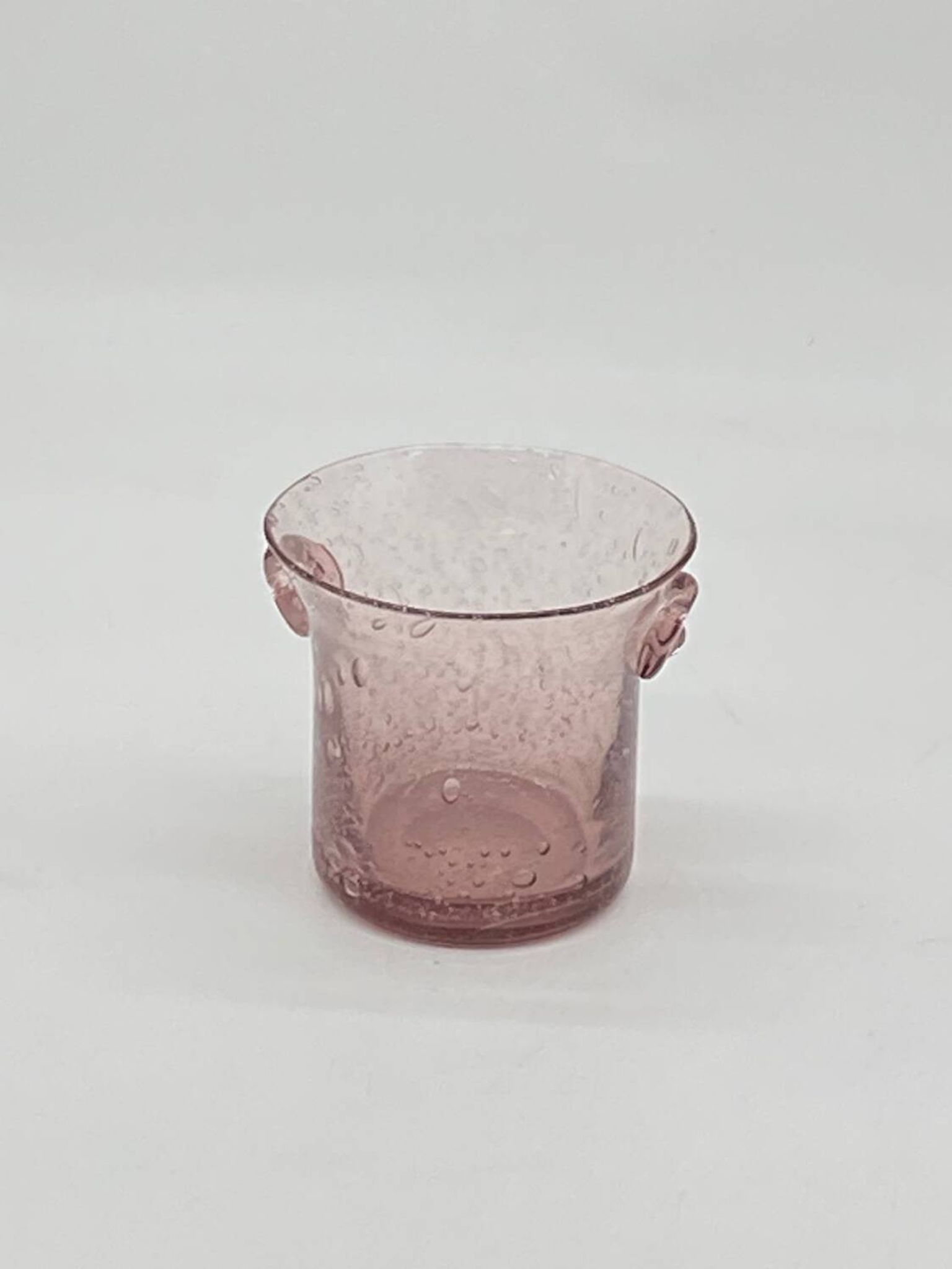 Ice bucket / ice bucket bubble glass, vintage