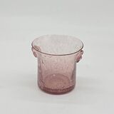 Ice bucket / ice bucket bubble glass, vintage