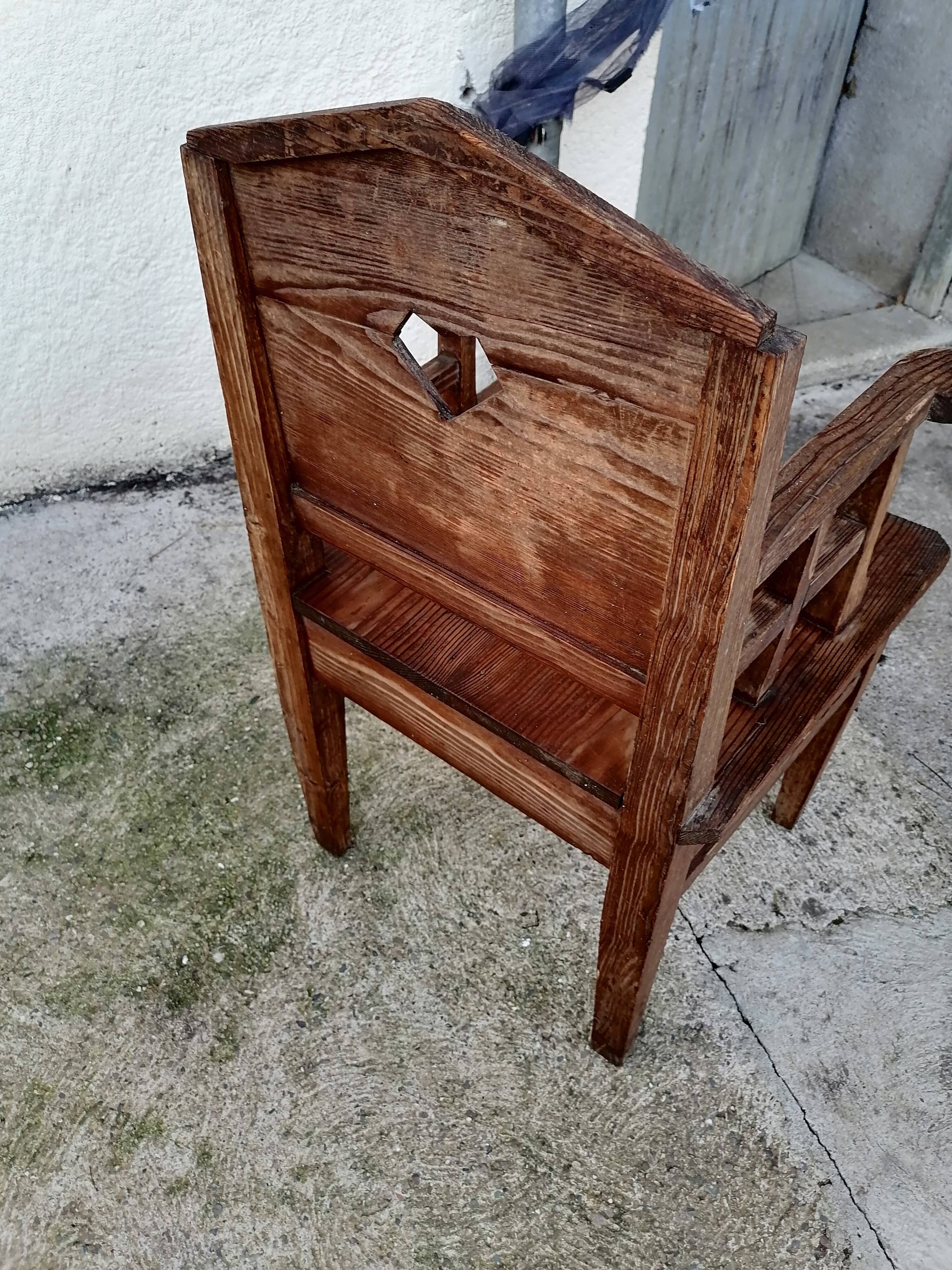 Seat throne oak