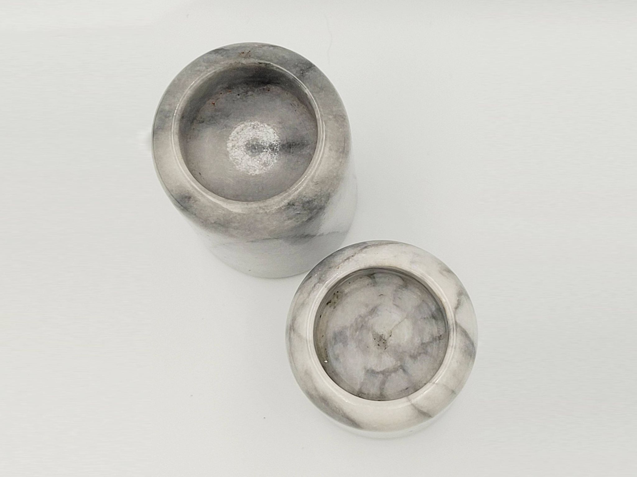Marble candleholder set, Danish design, 1970s, production: Denmark