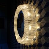 Retractable illuminated Hillebrand mirror