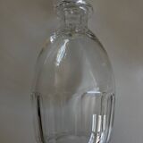 Cut crystal decanter with flat ribs, 1960