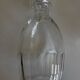 Cut crystal decanter with flat ribs, 1960