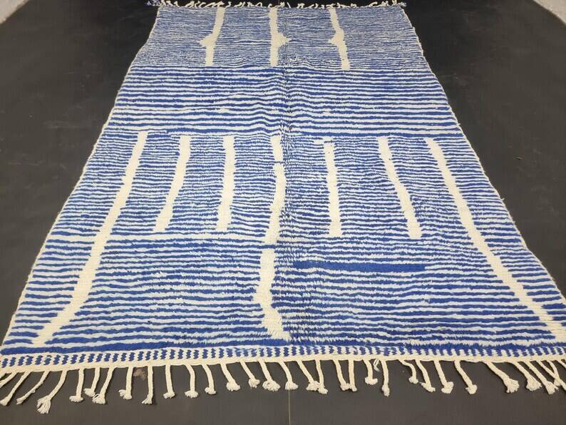 Beni Ourain blue rug 150/250cm