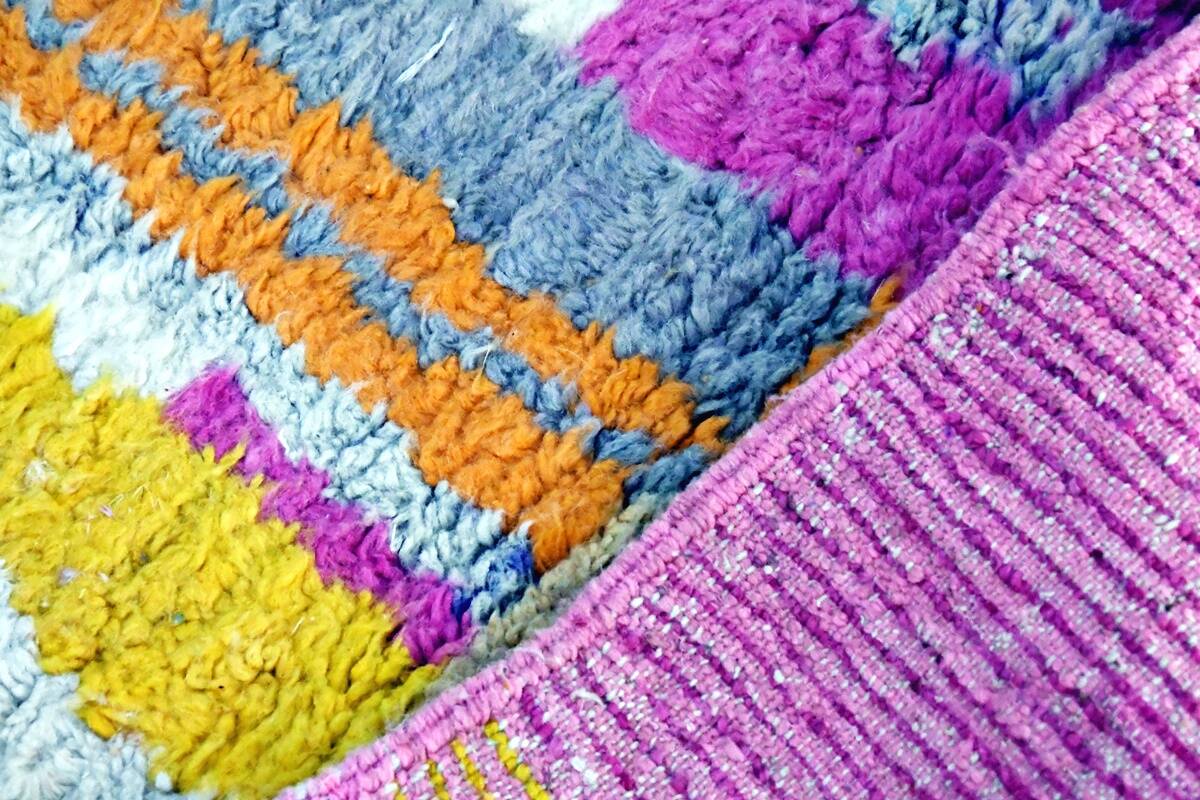 Moroccan Berber carpet hallway Boujaad 304 x 85 cm new