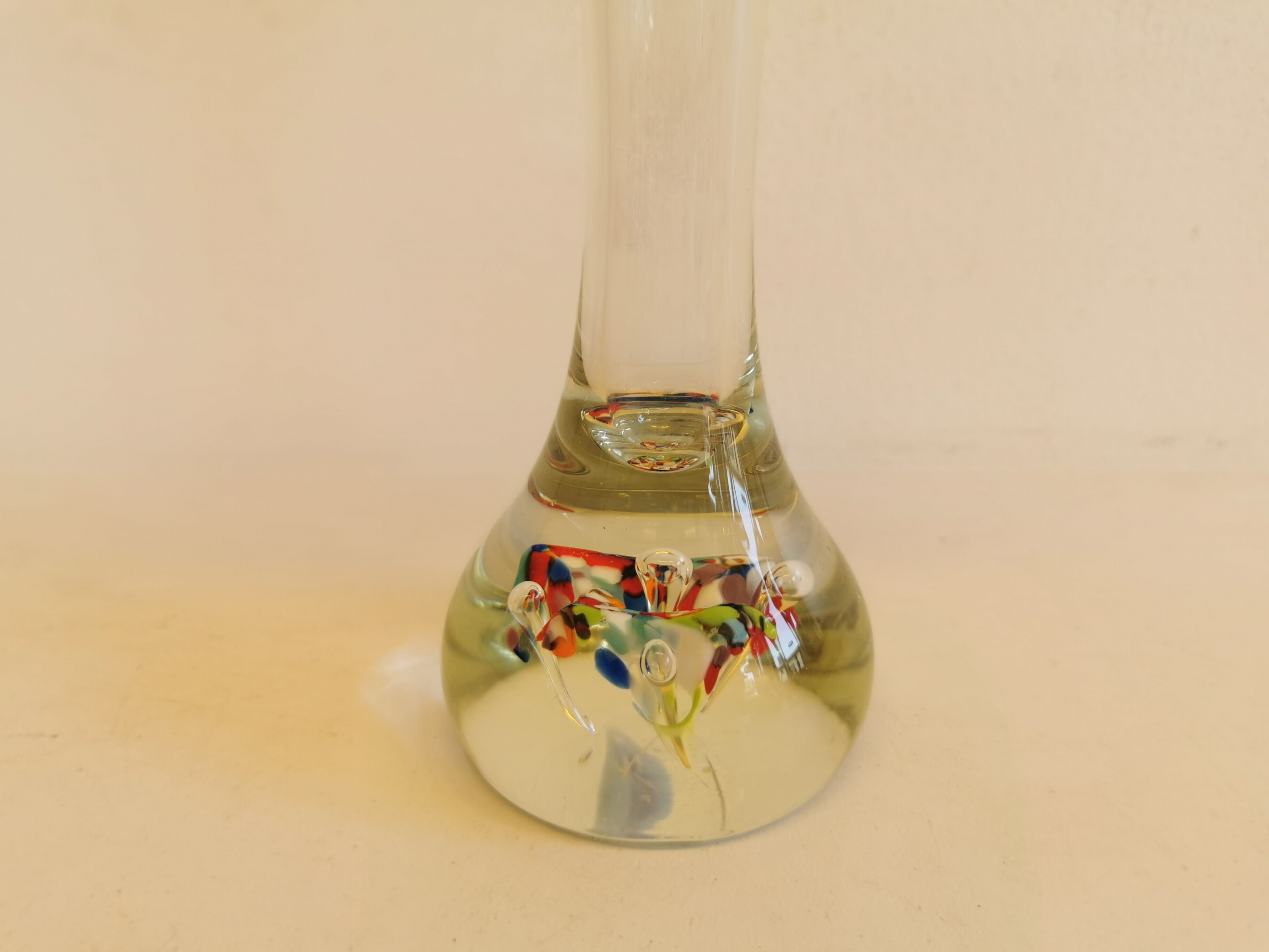 Rare bone vase from Danish Holmegaard Glassworks, probably made by chief designer Per Lütken.