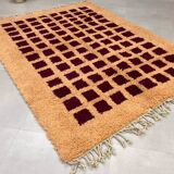 Handmade wool rug Morocco 3 x 2 m