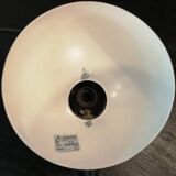 Large black Aluminor desk lamp made in France vintage 1970