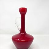 Vase rouge grenat en opaline Empoli