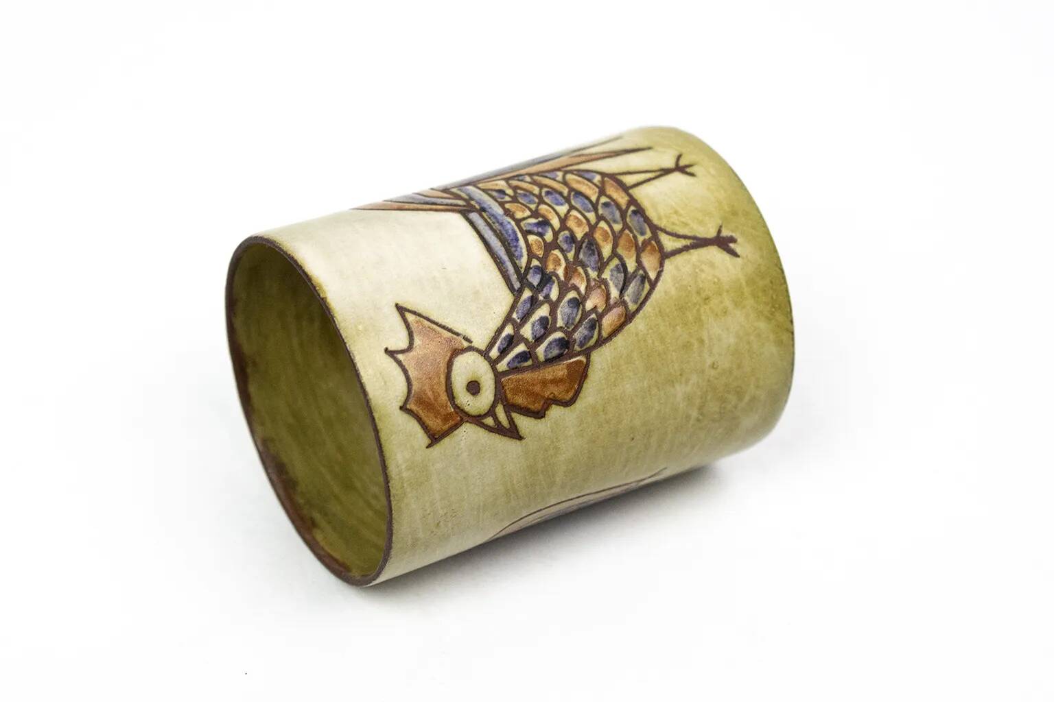 Stylised rooster pencil holder — Olivier Pettit — France, 1950s-1970s