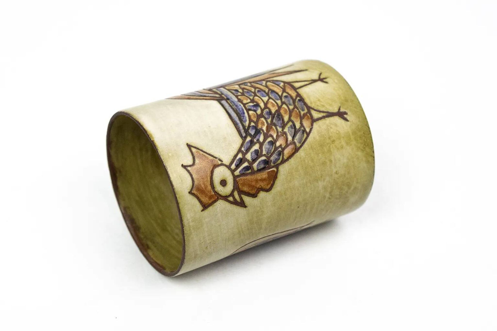 Stylised rooster pencil holder — Olivier Pettit — France, 1950s-1970s