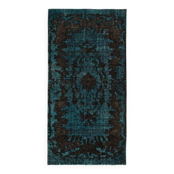 Tapis vintage en laine surteinte sculpté à la main 169 cm x 288 cm