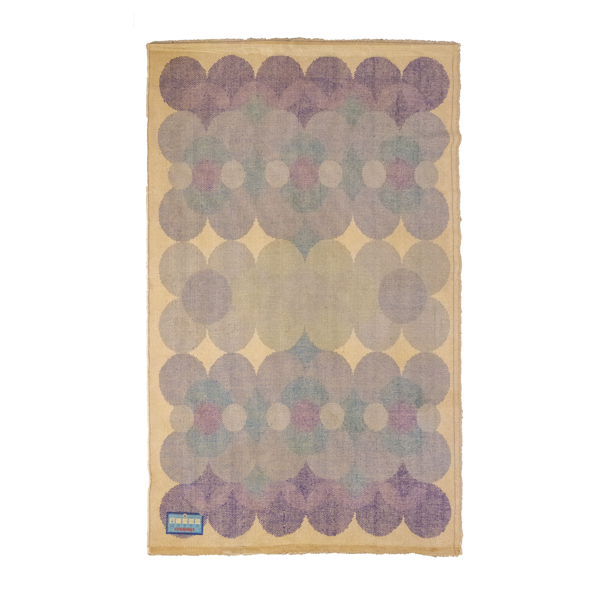 Blue flower Desso carpet