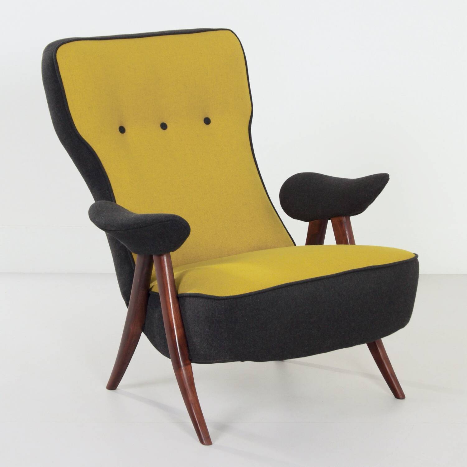 Fauteuil Modèle 105 Hairpin par Theo Ruth pour Artifort, 1950s