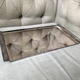 Paola navone silver metal tray for egizia