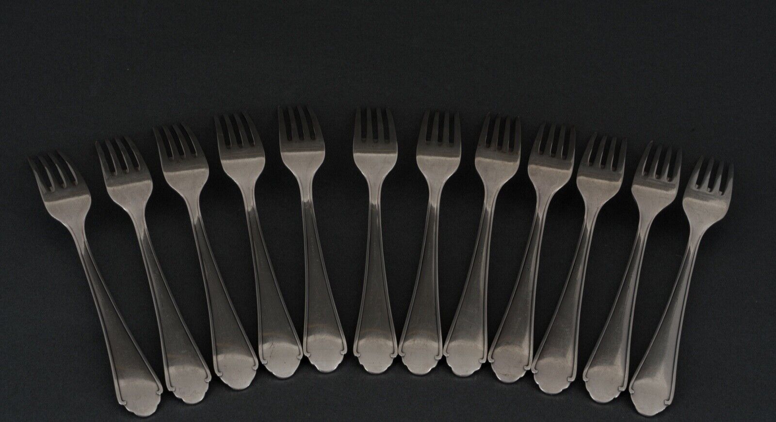 Menagere in metal argente Auerhahn 1930 art deco 73 pieces