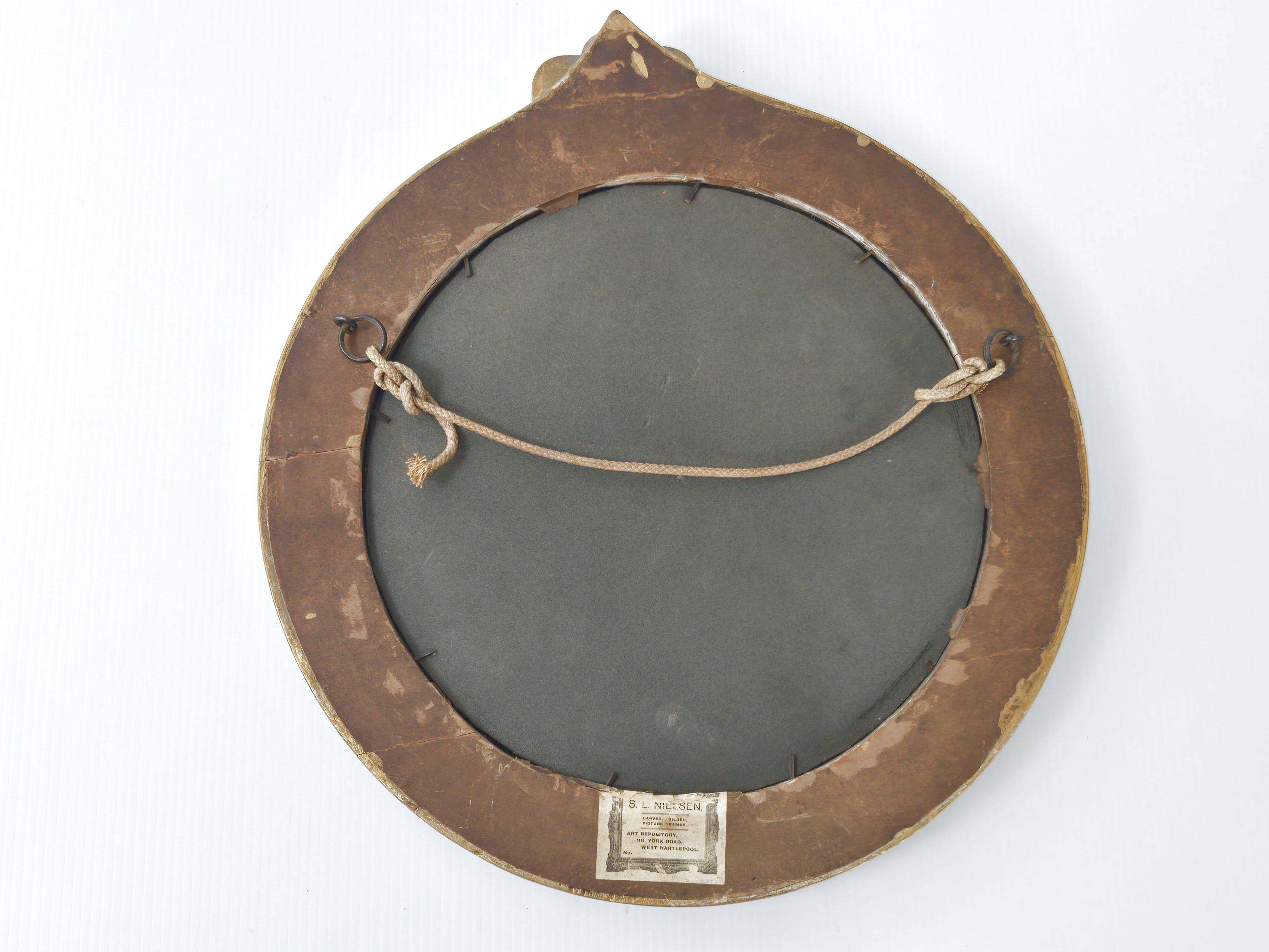 Sl nielsen vintage mirror