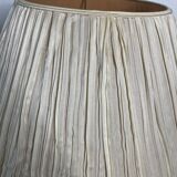 Antique pleated silk lampshade