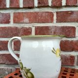 Vintage ceramic flower pitcher - Spring Water -