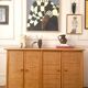 Vintage bamboo and rattan sideboard